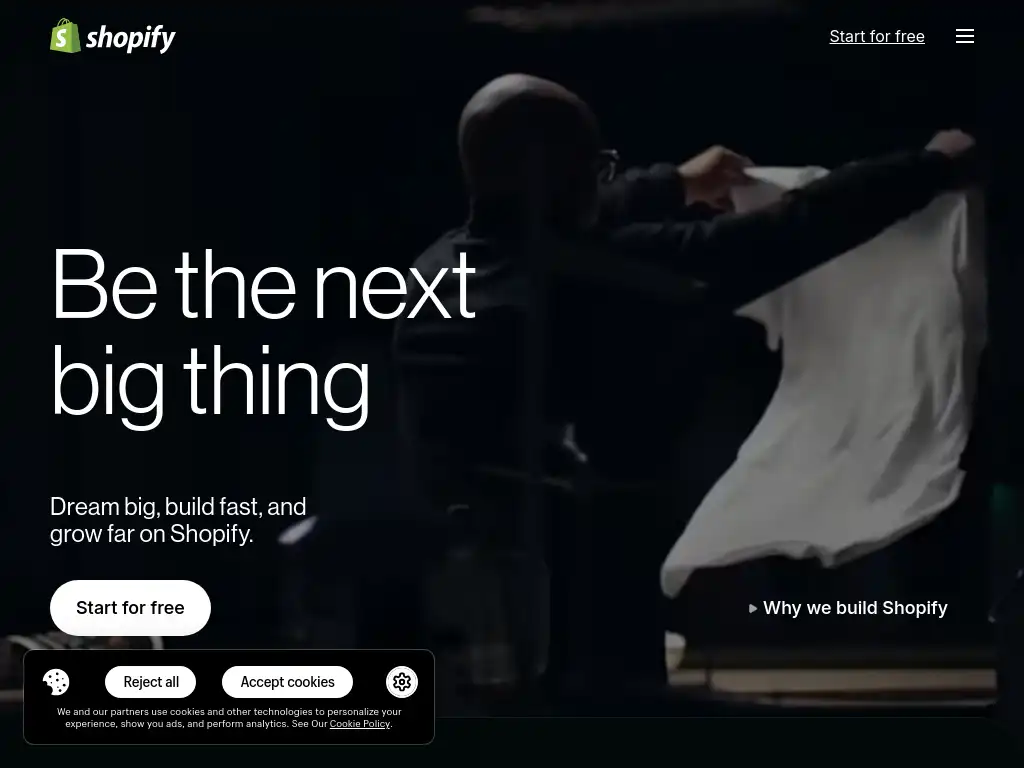 Shopify for building your e-commerce store in UAE and GCC.